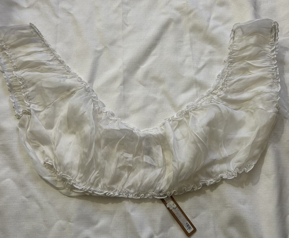 Skims NWT Romance Crop Top Snow Size 4X